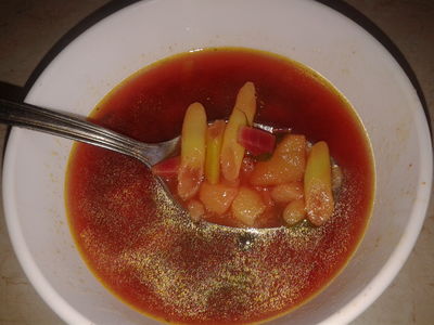 Zupa ukraińska z fasolka szparagowa