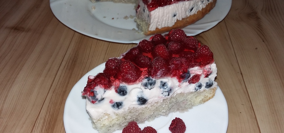 Ciasto malinowo-borówkowe (autor: joanna-kryla)