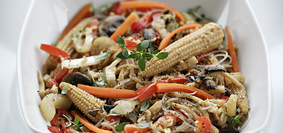 Makaron ryżowy z warzywami (autor: kuchnia