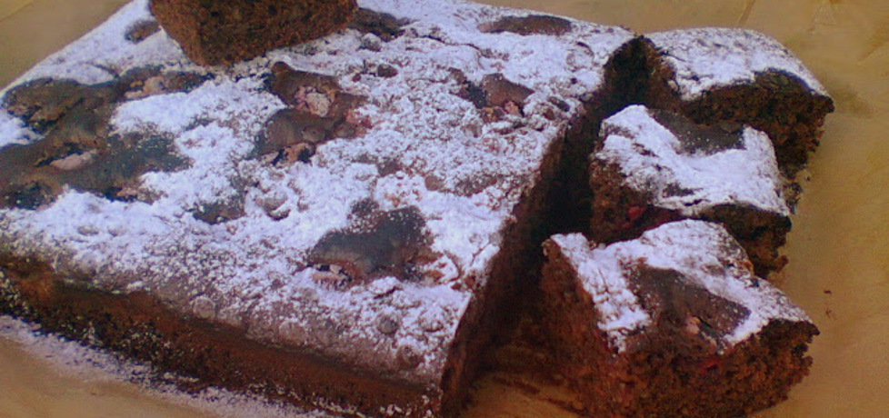 Ekspresowe ciasto czekoladowe z wiśniami (autor: klementynka ...