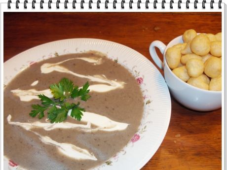Przepis  grzybowo-ziemniaczana zupa krem eli przepis