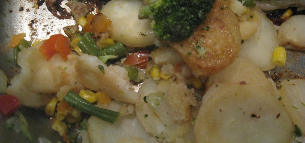 Ziemniaki smażone z brokułami (autor: magda60)