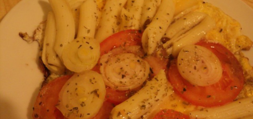 Makaron na omlecie z pomidorami (autor: haneczka1 ...