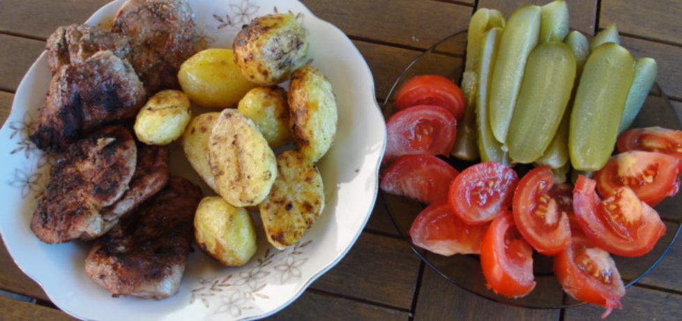 Polędwica wieprzowa z ziemniakami z grilla (autor: alaaa ...