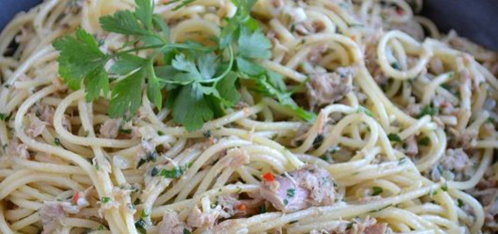 Makaron spaghetti z tuńczykiem (autor: mufinka79)
