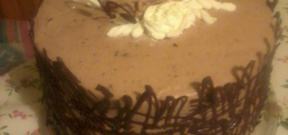 Tort czekoladowy z wiśniami (autor: paula902405)