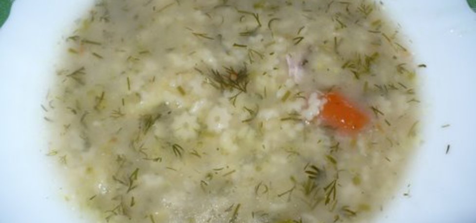 Zupa koperkowa z kluseczkami (autor: jolajka)