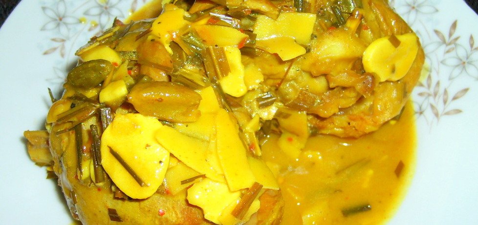Golonki indycze w sosie curry... (autor: w-mojej