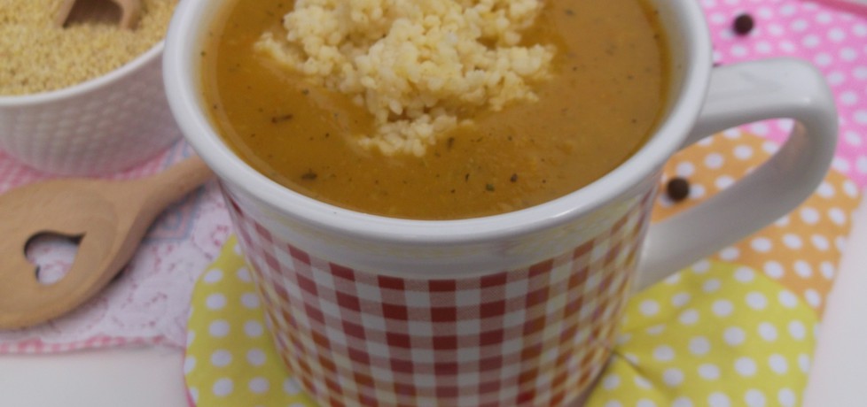 Warzywna zupa krem z kaszą jaglaną. (autor: babeczka35 ...