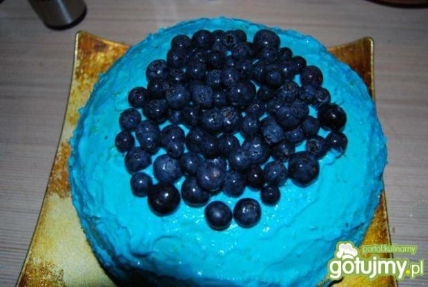 Przepis  tort kawałek błękitu przepis