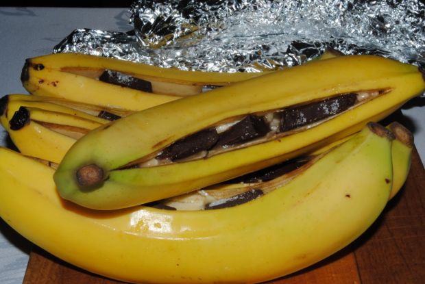 Banany z grilla  kulinarne abc