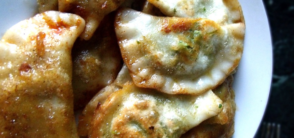 Pierogi z ricottą, szpinakiem i grzybkami shiitake (autor: rossie ...