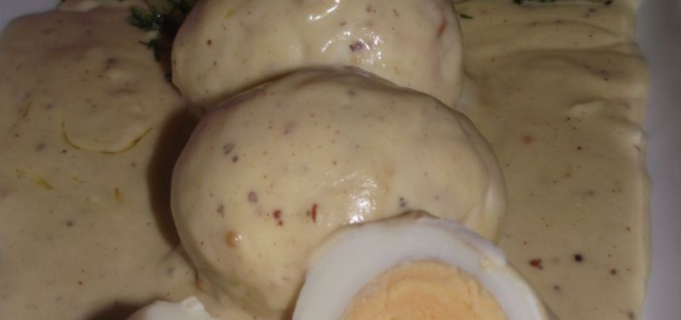 Jajka w sosie musztardowym. (autor: monia2005)