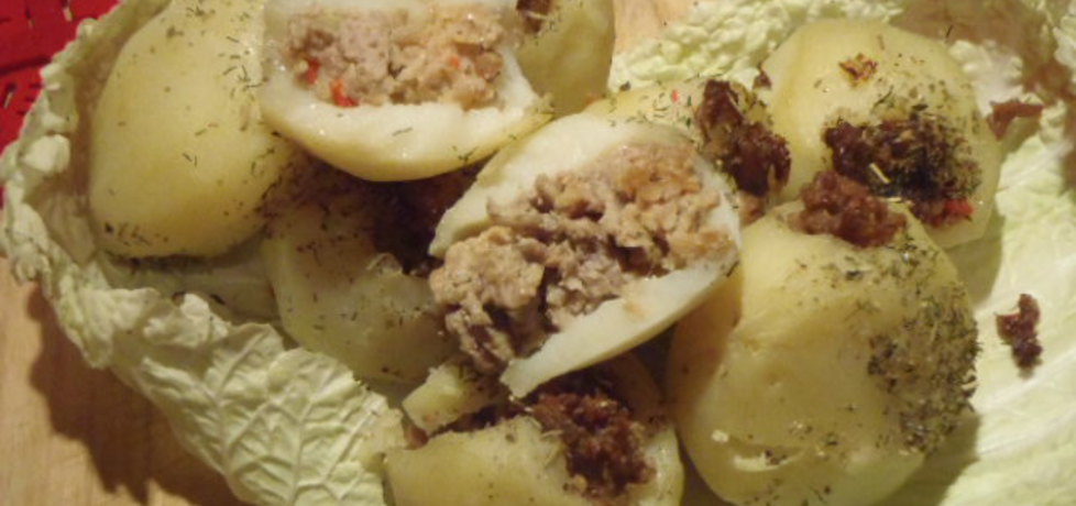 Ziemniaki faszerowane mieskiem mielonym (autor: magula ...