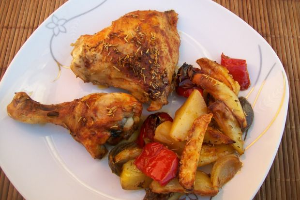 Przepisy: kurczak pieczony z warzywami