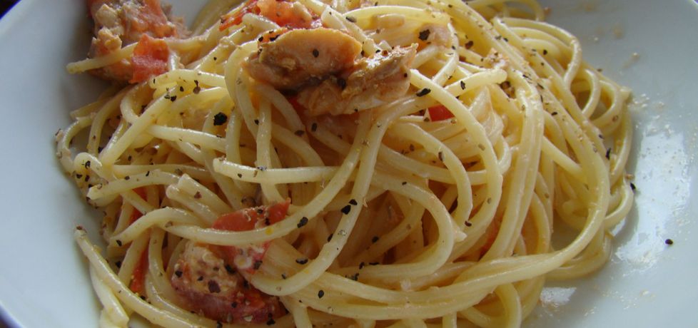 Spaghetti z kawałkami tuńczyka (autor: iwa643)
