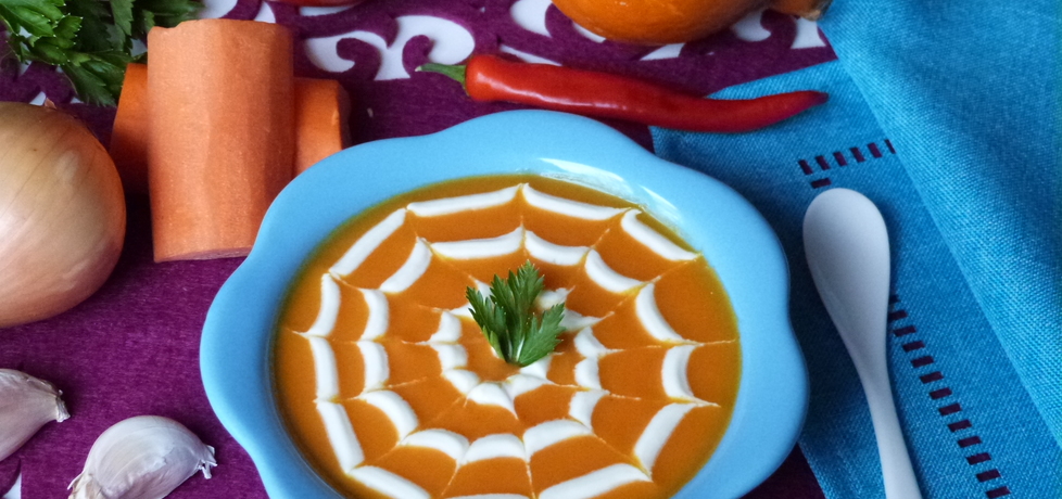 Pikantna zupa krem z dyni i marchewki (autor: renatazet ...