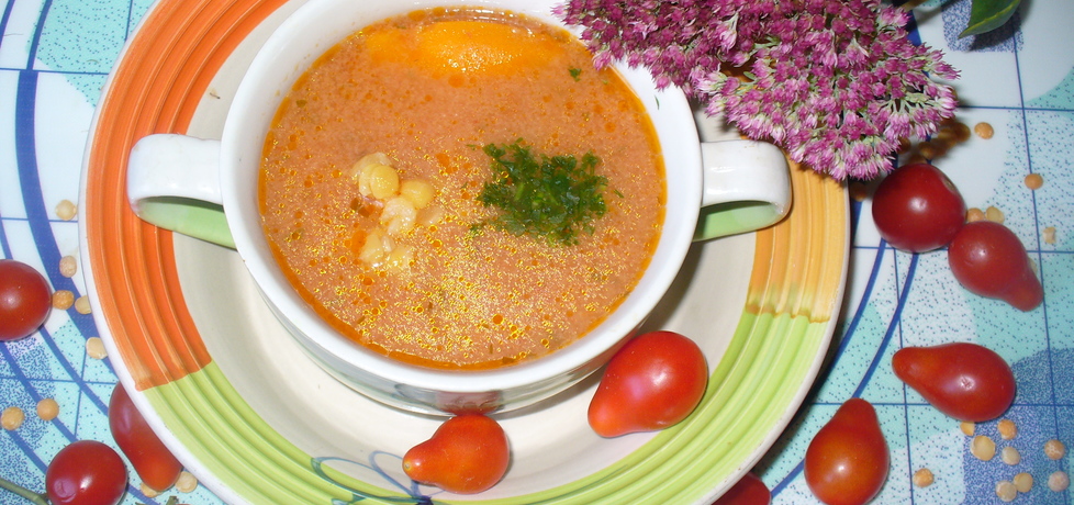 Pomidorowa z groszkiem łuskanym (autor: jagoda5913 ...