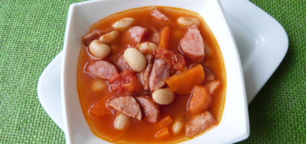 Zupa fasolowa z pomidorami (autor: renatazet)