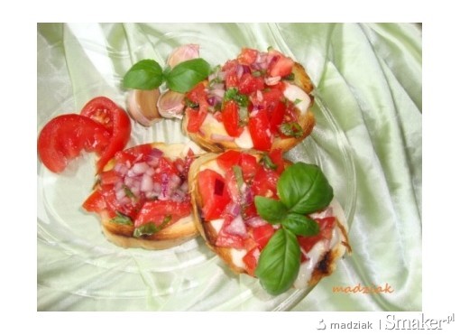 Bruschetta z mozarellą