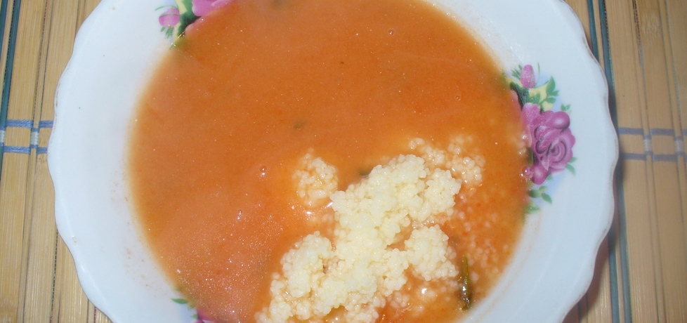 Zupa pomidorowa z kaszą kuskus (autor: franciszek ...