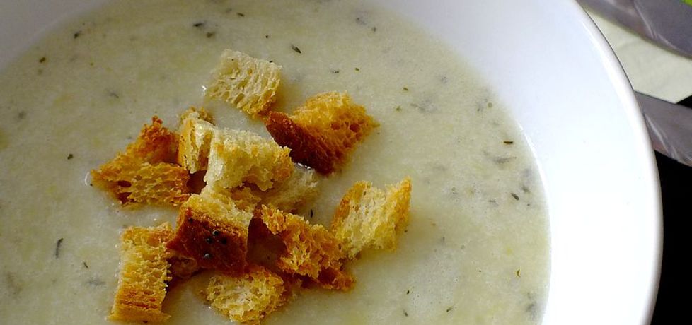 Kremowa zupa z czosnku (autor: mysiunia)