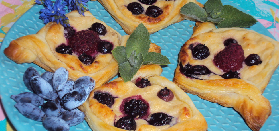 Ciasteczka z twarogiem i owocami (autor: mama