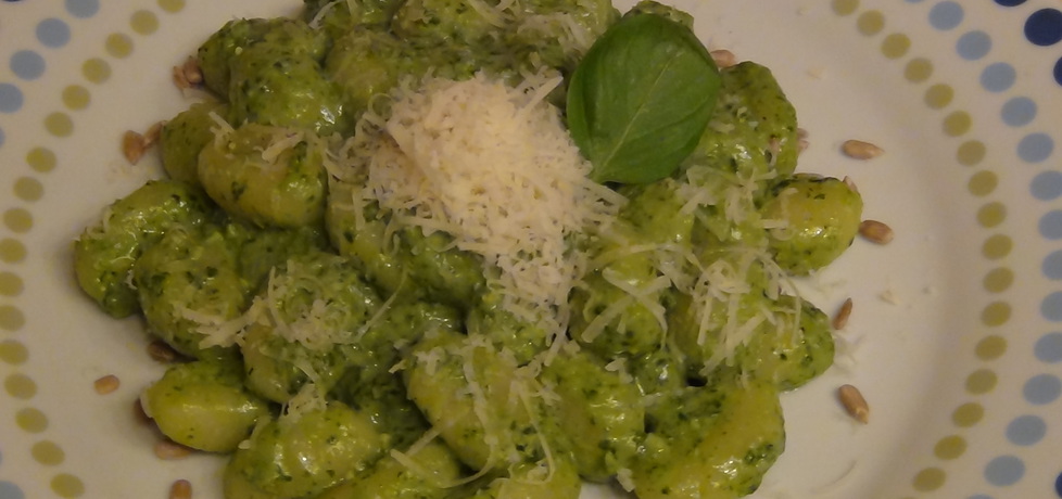 Gnocchi w zielonym pesto (autor: aga20)