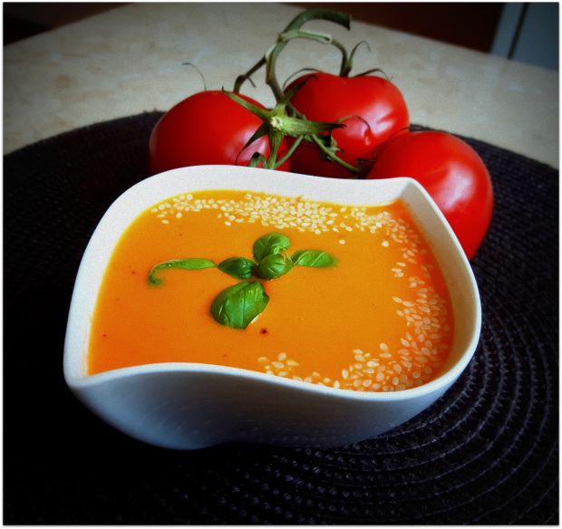 Przepis  zupa krem z pomidorów przepis