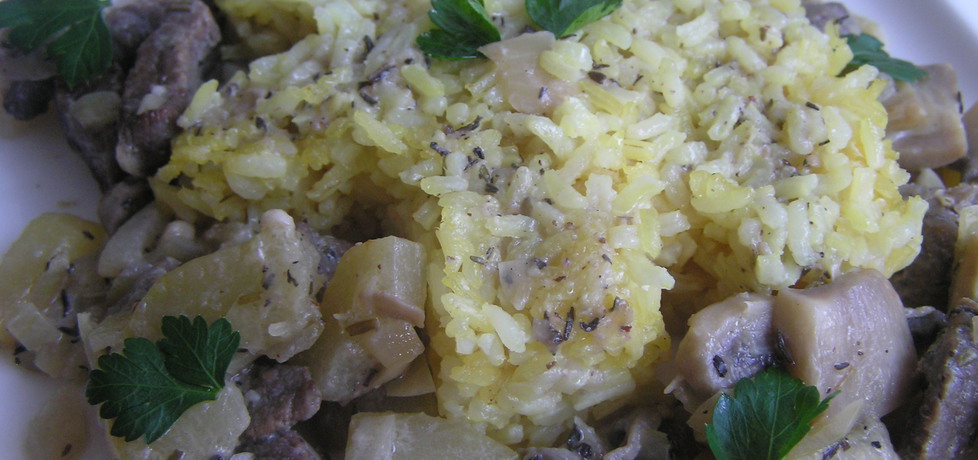 Ryż z warzywami i wołową ligawą (autor: bernadettap ...
