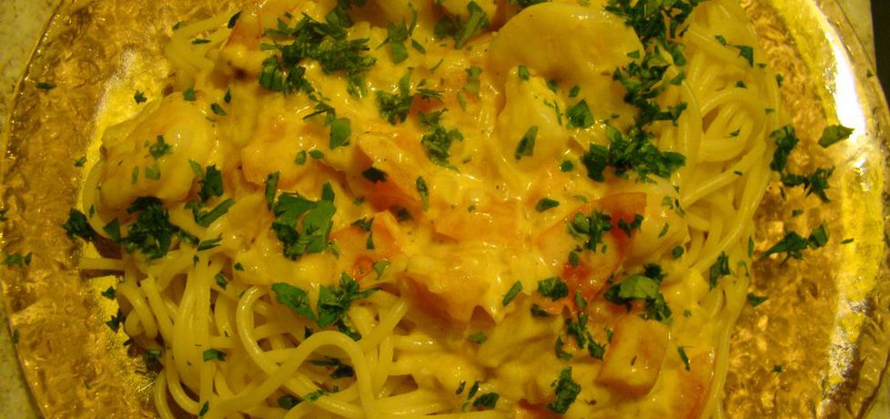 Spaghetti z krewetkami ala mani (autor: probofka)