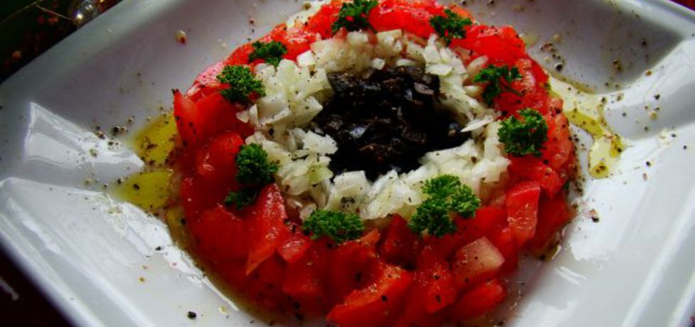Wiosenny tatar z pomidorów (autor: iwa643)
