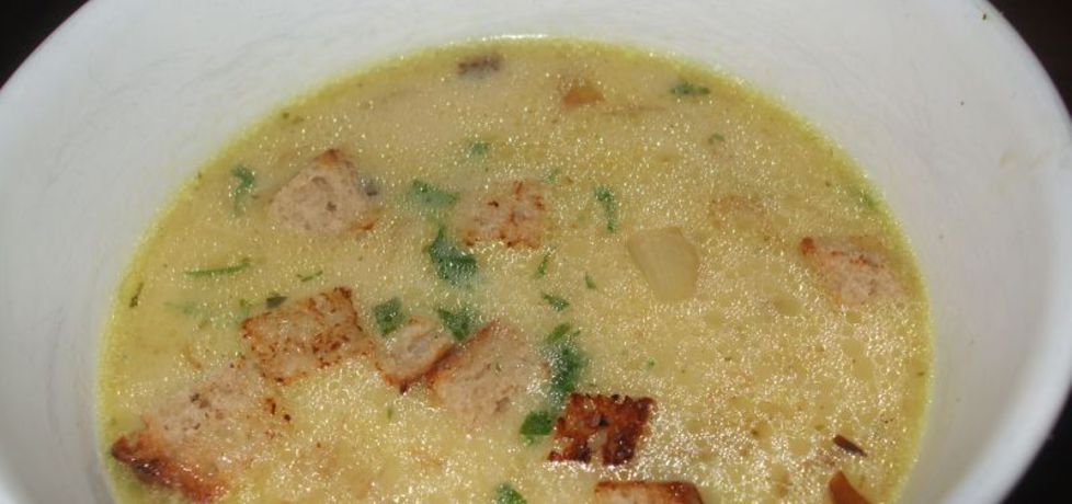 Zupa cebulowa z grzankami i kiełbasą chorizo (autor: olkaaa ...