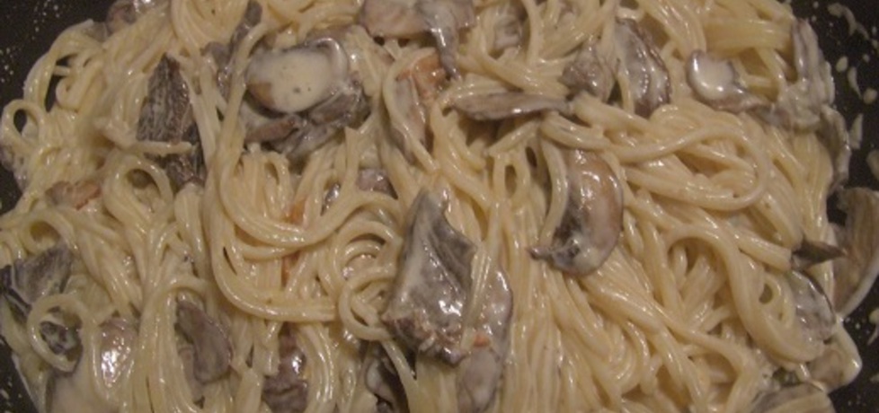Spaghetti z gorgonzolą i pieczarkami (autor: kasianikodek ...