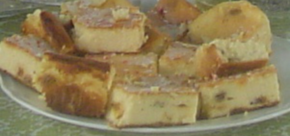 Gotowany sernik z rodzynkami (bez pieczenia) (autor: kakiaa ...