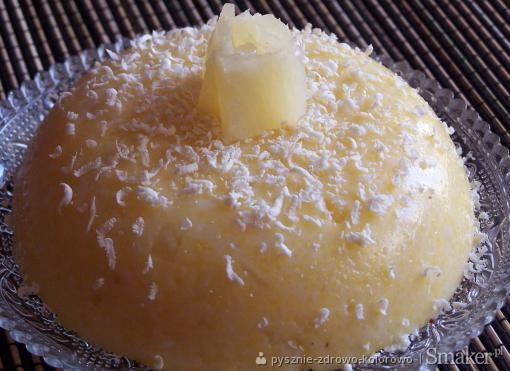 Pudding ananasowo  kokosowy