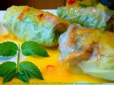 Spring rolls czyli warzywne sajgonki z ...