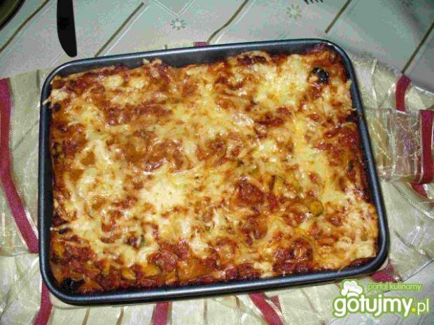 Przepis  lasagne z awokado i mozarellą przepis