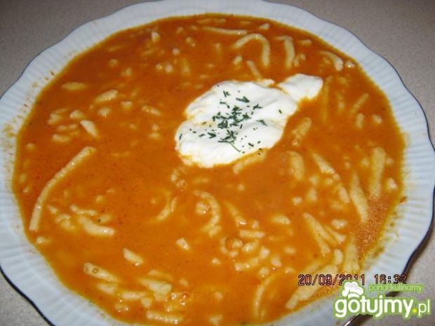 Przepis  domowa zupa pomidorowa przepis