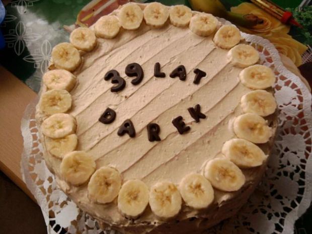 Przepis  tort kawowo-bananowy przepis