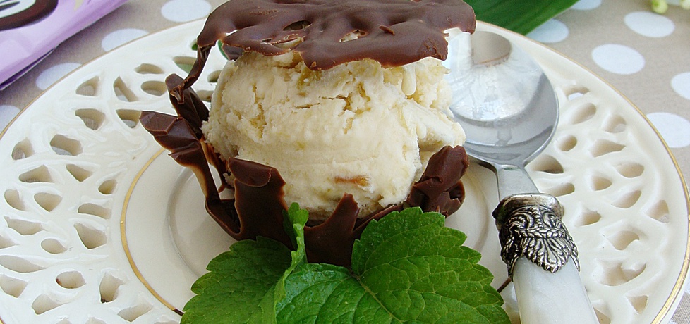 Rabarbarowe lody w ażurkach czekoladowych (autor: 2milutka ...