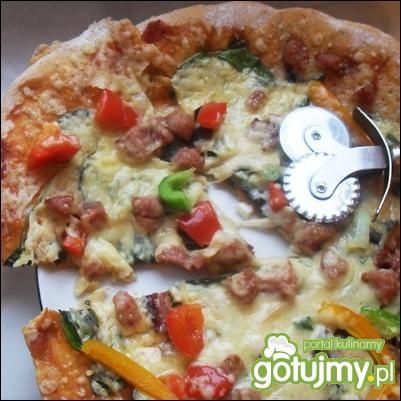 Szpinakowa pizza  najlepsze przepisy kulinarne