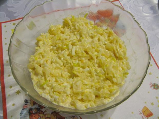 Żółta sałatka  przepisy kulinarne