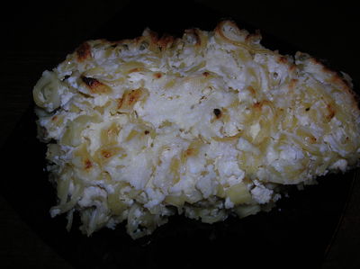 Zapiekany makaron z białym serem