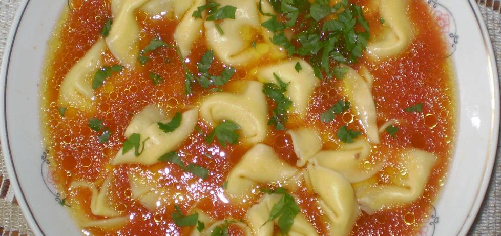 Pomidorowa z pierożkami tortelini : (autor: babciagramolka ...