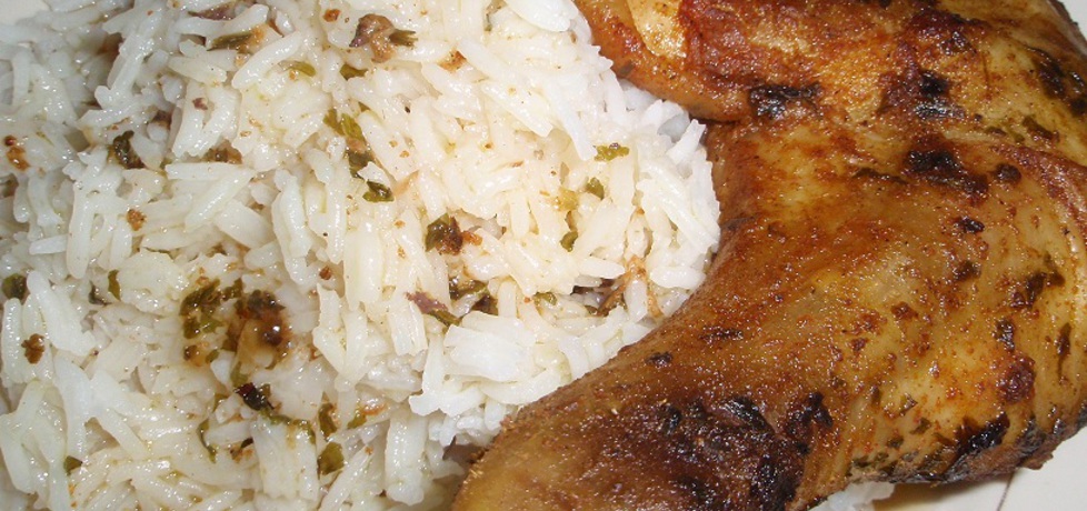 Złote udka z kurczaka z ryżem basmati (autor: karolciazip ...