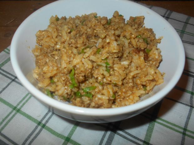 Przepis  ryż podsmażany z mięsem mielonym przepis