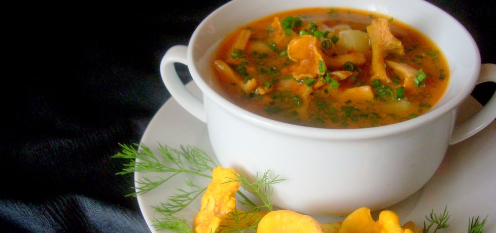 Zupa z kurkami i sokiem marchwiowym (autor: smacznapyza ...