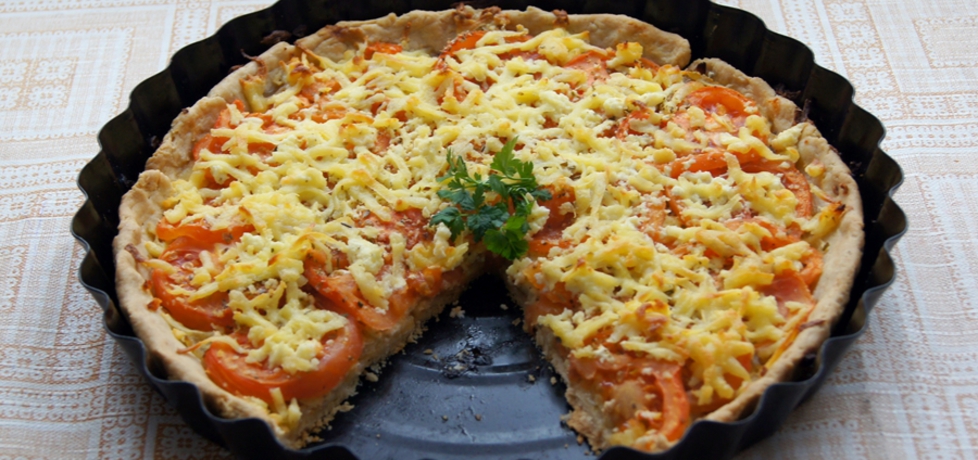 Tarta serowo  pomidorowa (autor: ania84)
