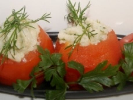 Przepis  puree z kalafiora w pomidorach przepis